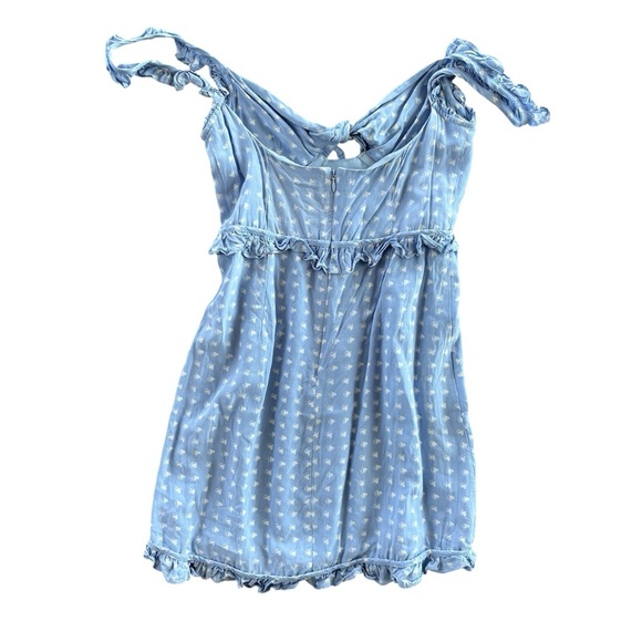 For Love & Lemons Sweetheart Mini Dress in Periwinkle with Underwire Size XS - Picture 10 of 10